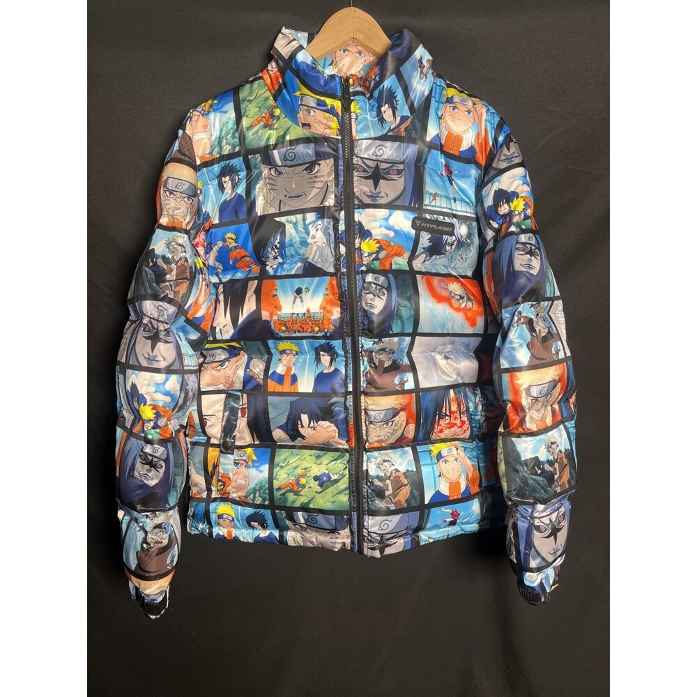 Hypland Naruto Puffer Jacket Sasuke Rare Size XL Brand New with TAG